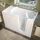 Meditub 2653RWA 26x53 Right Drain White Air Jetted Walk-In Bathtub