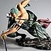 Roronoa Zoro Action Figure, Three Swords Zoro Anime Character Statue 7 inch PVC Collection Model Doll Toy Gift for Girls and Boys
