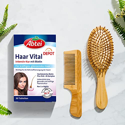 Abtei Haar Vital Intensiv Kur, mit Biotin für gesunde Haare, 30 Tabletten, 1er Pack