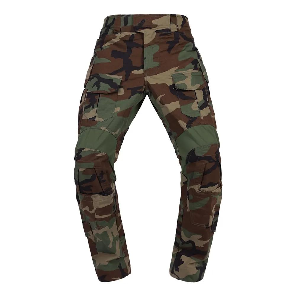 EMERSONGEAR Gen3 Paintballhose mit Knieschützer, Kampfhose Army Airsoft Kampf BDU Hose