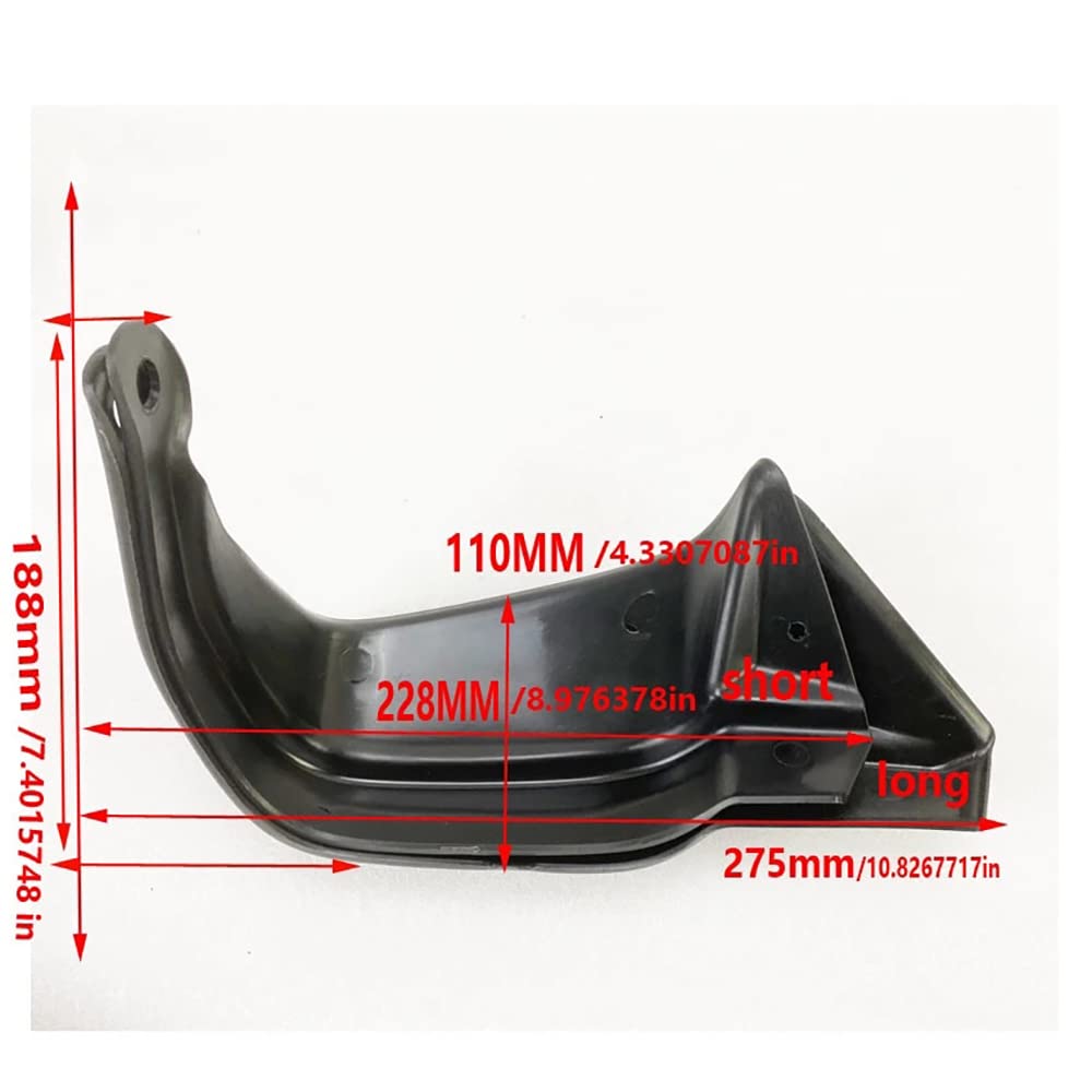 Protège-mains Moto Pour BMW F800R (2010-2018) - ABS Noir, Protection Vent, Pluie, Débris - Style Et Fonction - 5