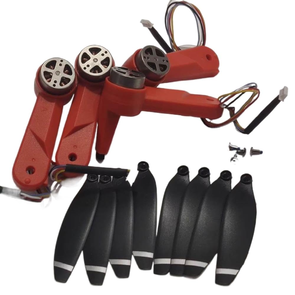 Lyzrc L900 Pro Brushless Drone L900 Pro Footcopter RC pieghevole con pezzi di ricambio compatibili tra cui bracci del motore e eliche per motori del motore(Front Rear Arm Set)