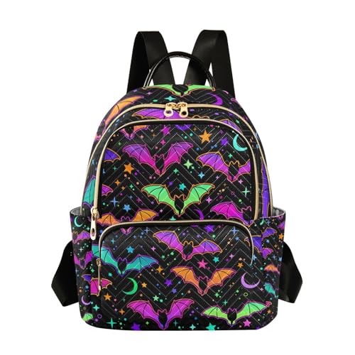 Sac à dos femme violet gothique chauve-souris en taille M