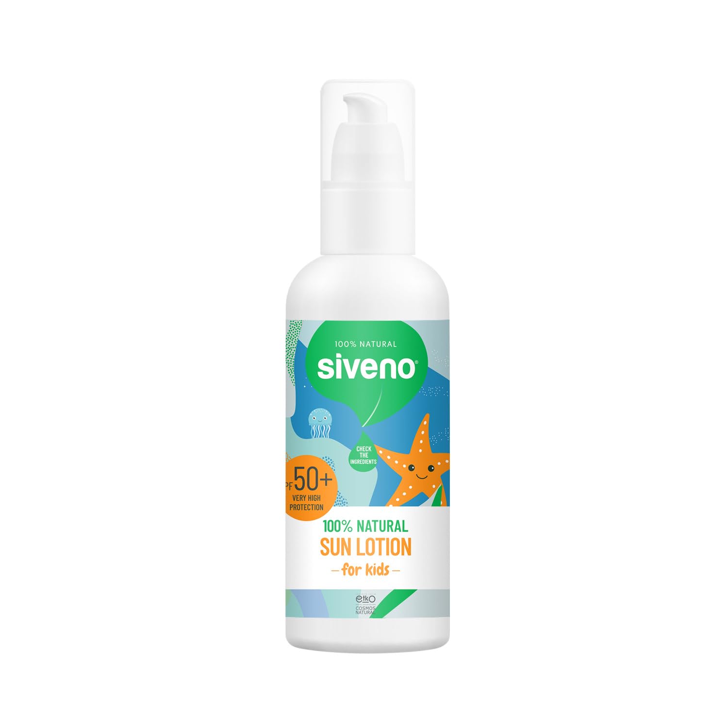 SIVENO Baby & Kids Mineral Sun Lotion SPF50+, 100 ml, Very High UVA/UVB Protection, Fragrance-Free,Water-Resistant Sunscreen for Sensitive Skin — image 1