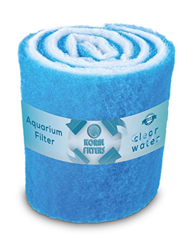Koral Filters Aquarium Filter Pad Media Roll - Blue Bonded - 6ft 24