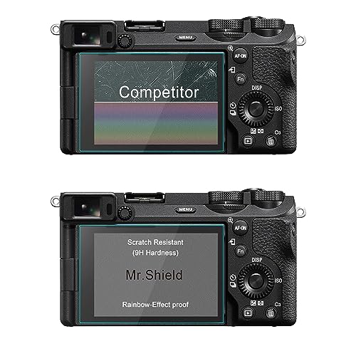 Image of Mr.Shield [3-Pack] Screen Protector For Sony Alpha A6700 6700 Camera [Tempered Glass] [Japan Glass with 9H Hardness] Screen Protector