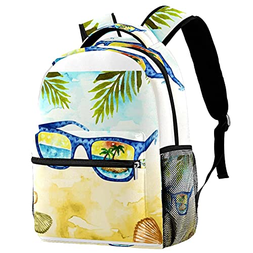 Sac à dos décontracté femme grand format multicolore avec bretelles ajustables