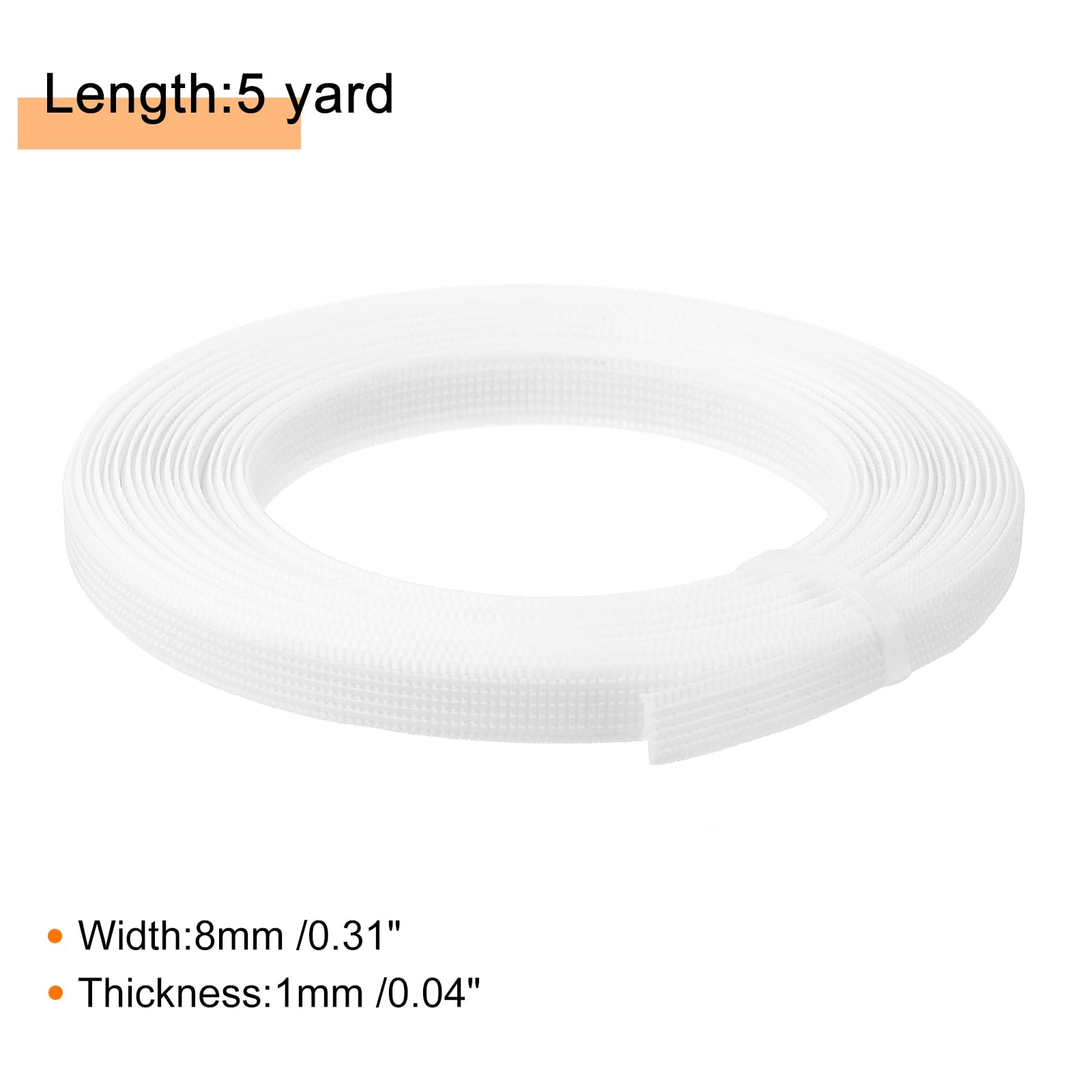 Stecche Per Cucito 5 Iarde - 6mm, Poliestere, Per Corsetti E Abiti Da Sposa (Bianco) - Foto 2