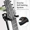 GUITTO Guitar Stand - Heavy Duty Auto-Lock, Adjustable & Foldable for Acoustic/Electric/Bass (33lbs Capacity), Non-Slip Base, Anti-Rust - Portable for Stage/Travel/Studio GGS-06
