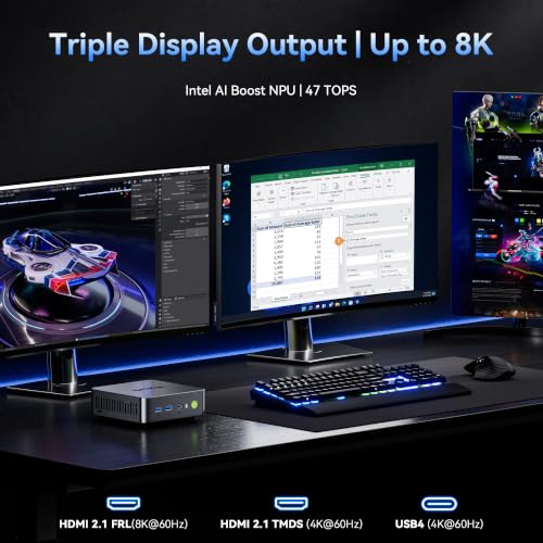 Image of GMKtec K17 Plus Mini PC AI Intel Core Ultra 7 258V (115 Tops) 32GB RAM