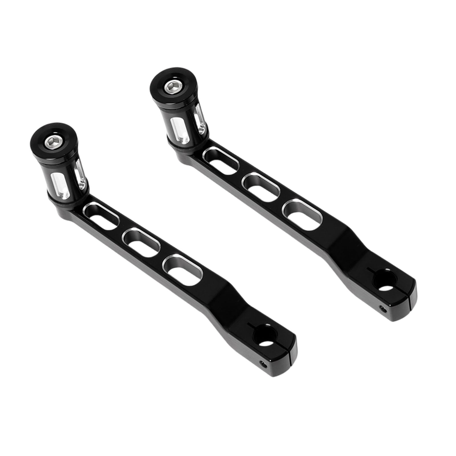 Hsioluted Black Corrosionresistant Ergonomic Alloy Heel Toe Shifter Peg Gear Shifter Lever For Xl883 Motorcycle Comfortable Grip 1 Pair Motorcycle Accessories