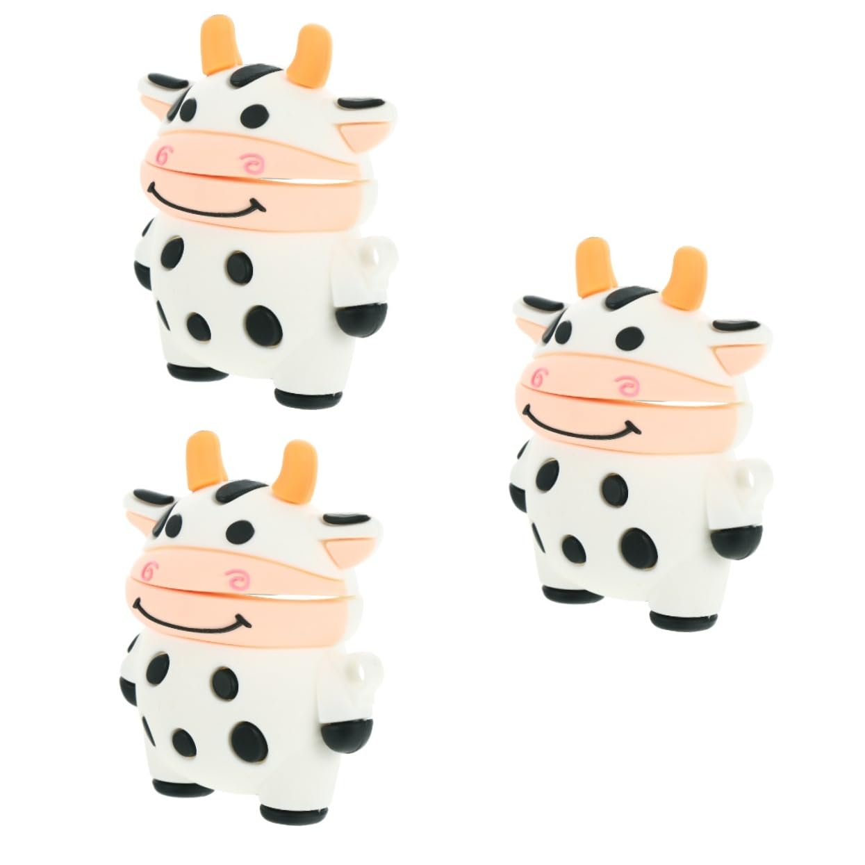 jojofuny 3piezas Funda Protectora para Diseño De Cartoon Estuche Adorable Antirrayaduras Gancho para Mochila para Almacenamiento De Auriculares Inalámbricos