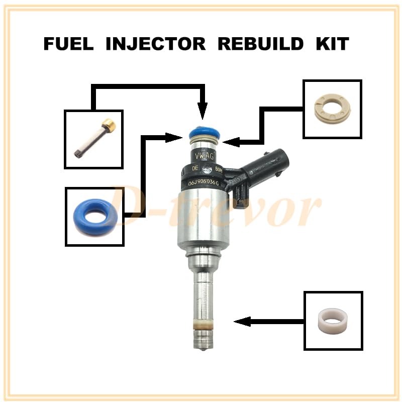 Fuel Injector Repair Kits for 06J906036N FITS for Audi A6 A8 Q3 Q5 TT 2.0 TFSI 06J906036G - (Color: 20 Piece Set)