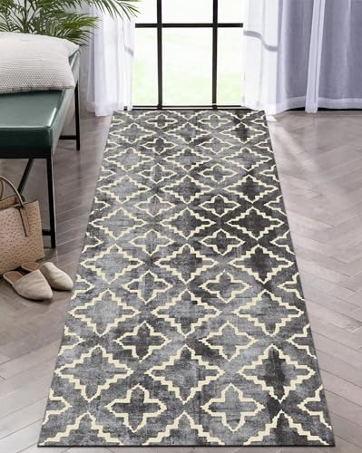 Tapis de couloir anti-glisse lavable résistant pour entrée et cuisine 80x240 - 6