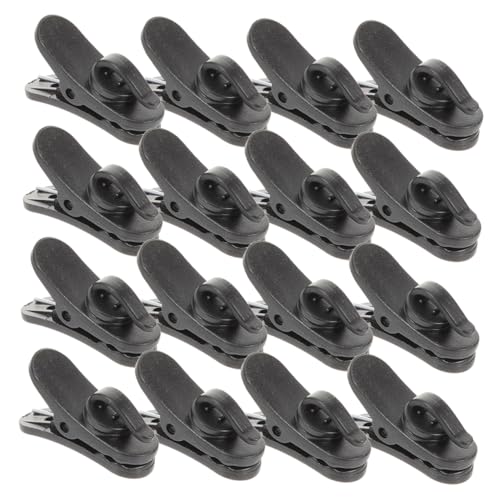 ULDIGI 200pcs Rotatable Earphone Wire Clips Secure Mic Holder for Shirt Tie Clip for Headset Accessories User Friendly Design