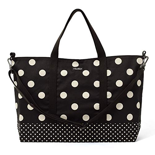decor PolkaDot マチ付きレッスンバッグ polka dot large(twill・black)×polka dot small(twill・black) N0926200