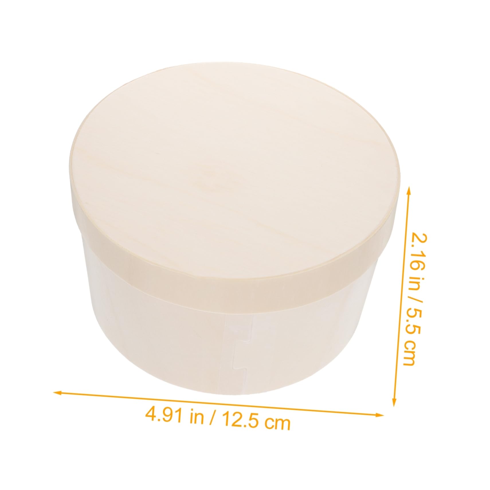 Ciieeo Pcs Round Cake Carrier in Wood for Bakery Party Festival Safe Healthy Food