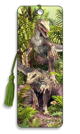 3D Dinosaur "Bad Boys" Bookmark - By Artgame #TOP20