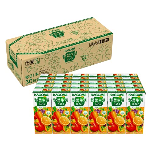 【Amazon.co.jp限定】 サポベジ カゴメ 野菜生活100 オリジナル 200ml×30本 フル段ボール サポべジ