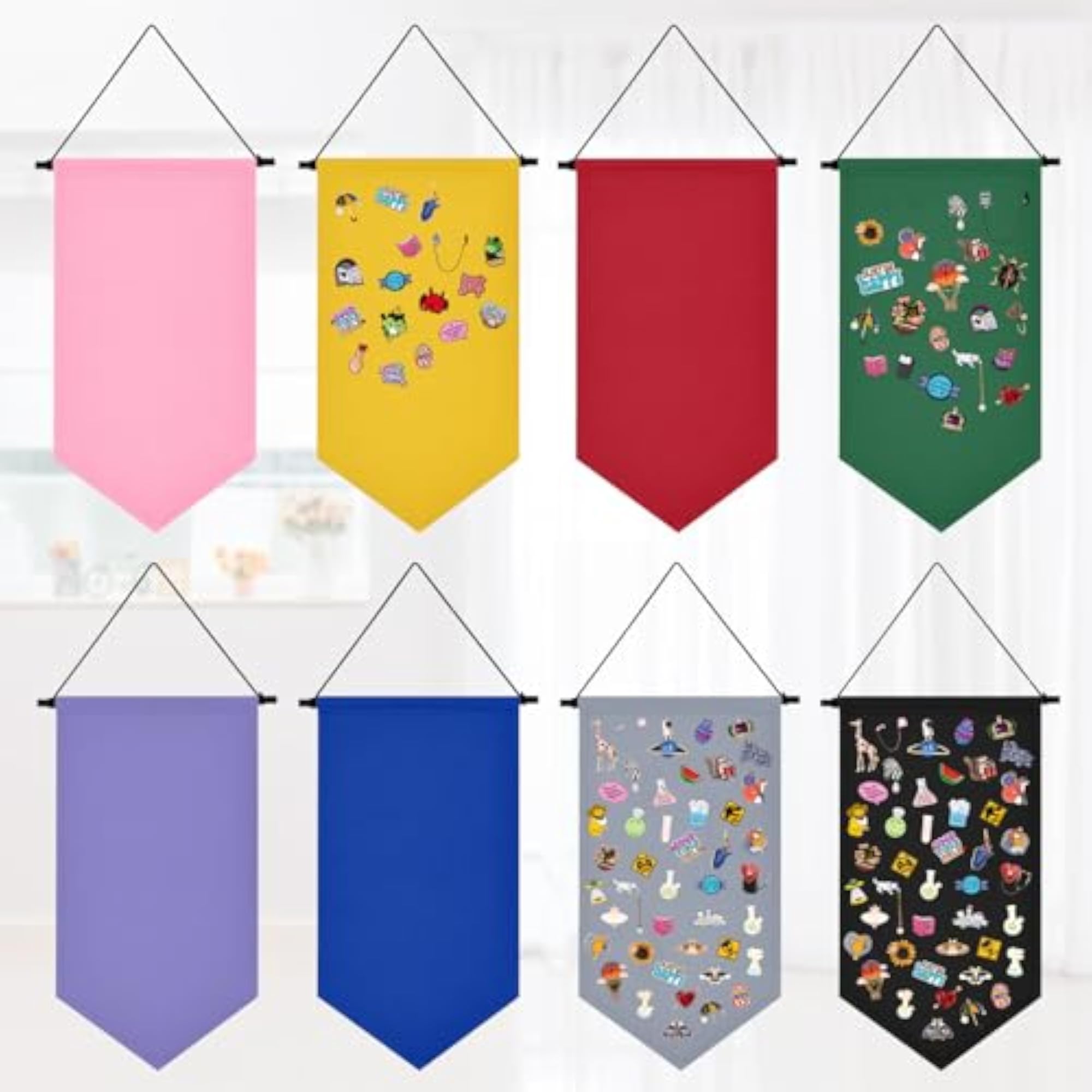 Colorful Canvas Pin Board Stand for Brooch Organizer