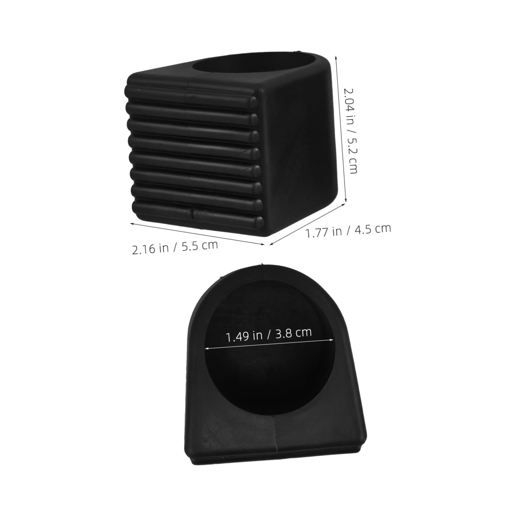 HANABASS Drum Accessories Set Drum Stand Feet Anti-slip Leg Pads Kit for 37-38mm