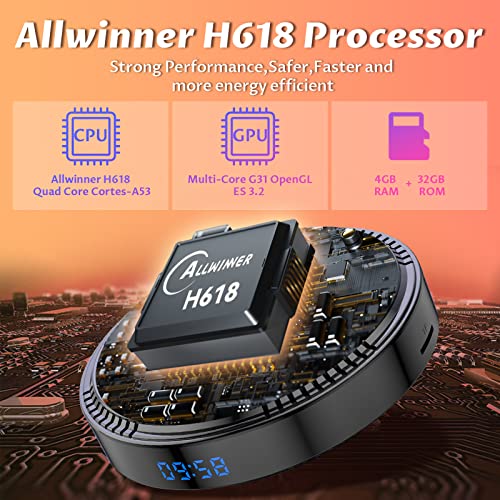 Android Tv Box 12.0 4Gb Ram 32Gb Rom Allwinner H618 Wifi 6 Smart Tv Box Set Top Box Bt5.0 Ultra Hd 1080P 4K 6K Hdr10+ Dual Band Wifi 2.4 5.8Ghz Android Box #TOP2