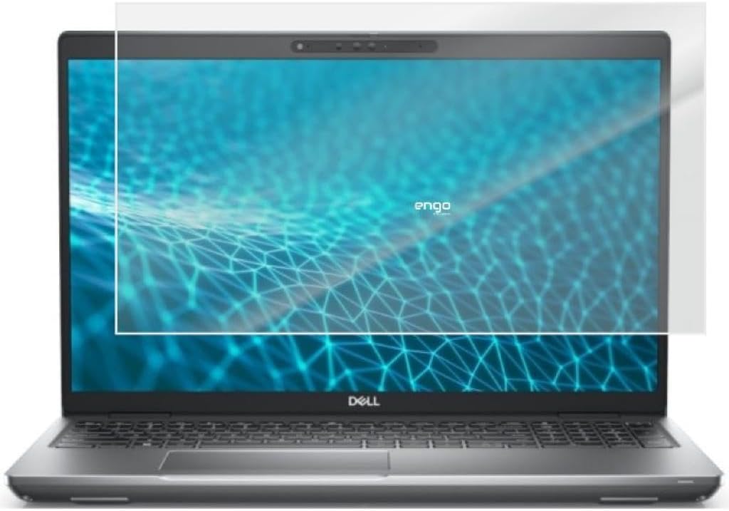 Engo Dell Latitude 5531 15.6 inç ile Uyumlu Mat Ekran Koruyucu Şeffaf