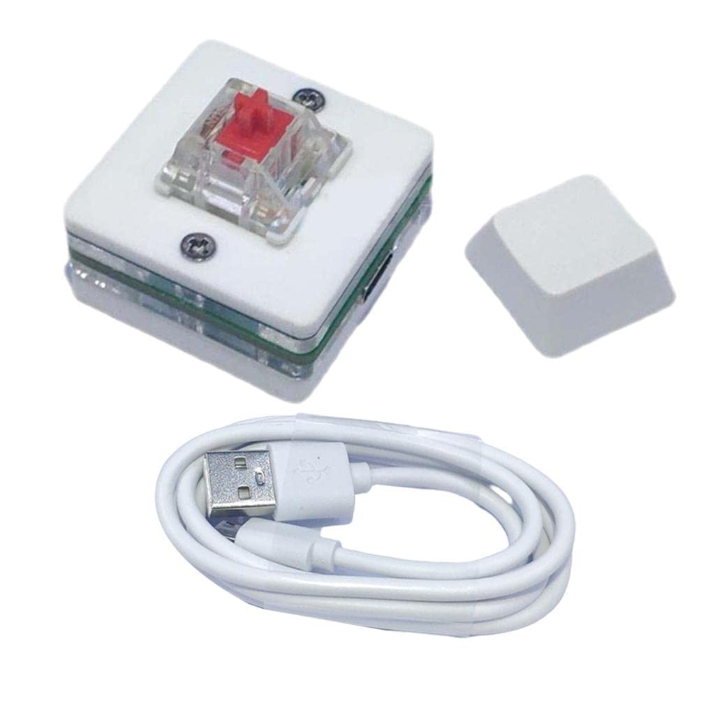 ujeavette® usb mini 1 key keyboard programming rgb backlight for office red switch