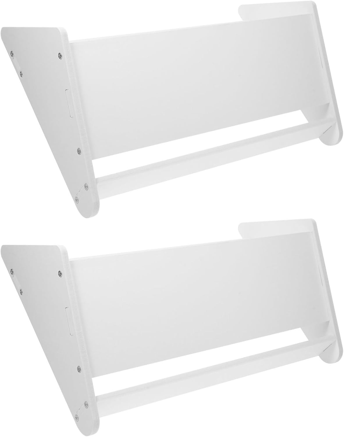 2pcs Wall-Mounted Ultra-Thin Shoe Rack for Home Non-Slip Slippers Storage Organizer