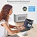 TECHGEAR Surface Pro Keyboard for Microsoft Surface Pro 11/10 / 9/8 / X Slim Wireless Bluetooth Keyboard Type Cover, 7 Color Backlight, Precision Multi-Touch Trackpad/Touchpad, UK QWERTY