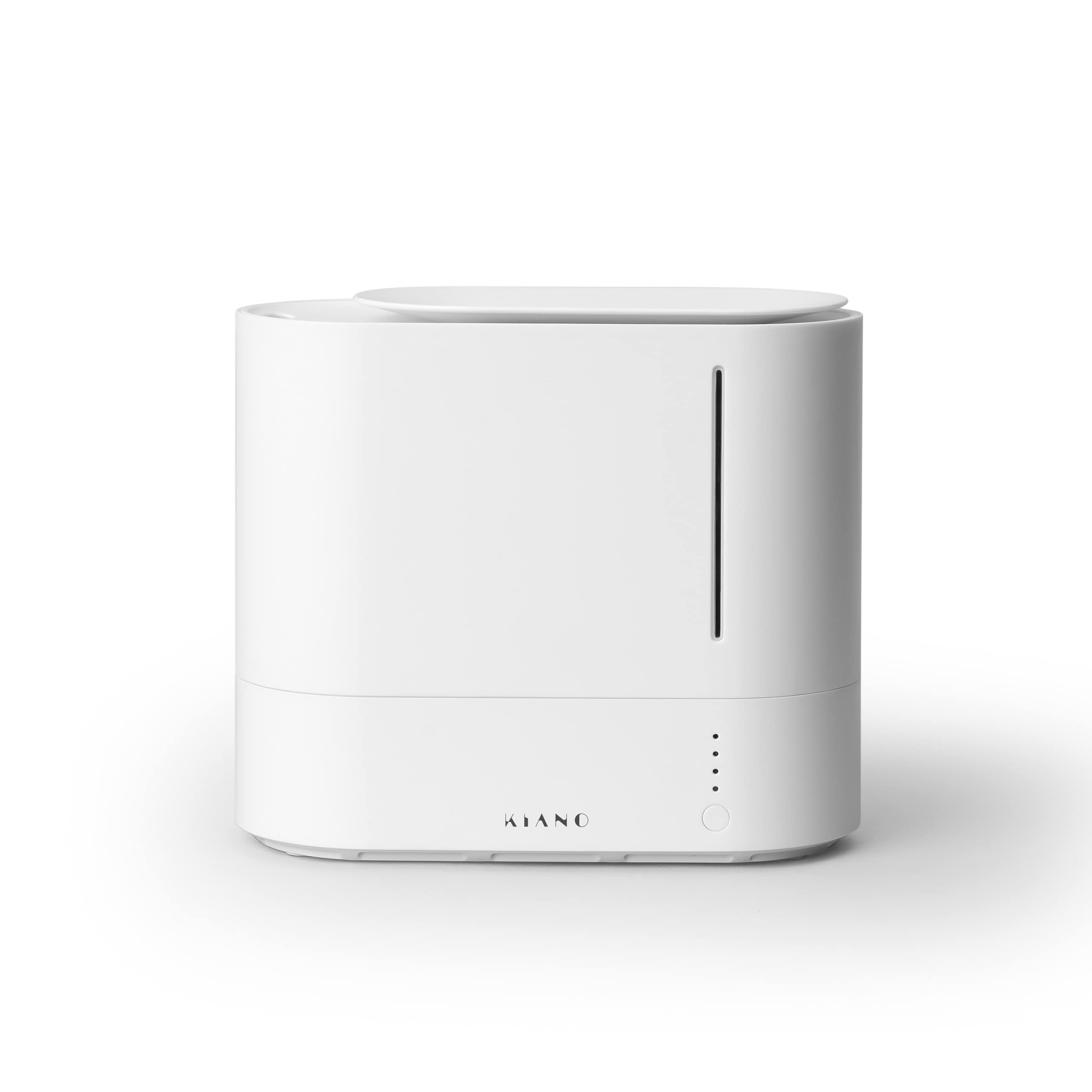 KIANO Gaia Umidificatore ad Aria Connesso Wi-Fi, Serbatoio 2,2L, 210 ml/h, Sensore di Umidità, Timer, Luce Notturna, 30 m²