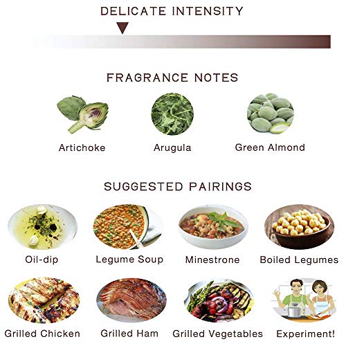 Entimio Pruneti | Delicate Organic Olive Oil Extra Virgin | 2019 Harvest Italian Olive Oil from Italy, Tuscany, Award-Winning | Early-Harvest, High Polyphenol, Keto Friendly | 8.5 fl oz - Thumbnail 6