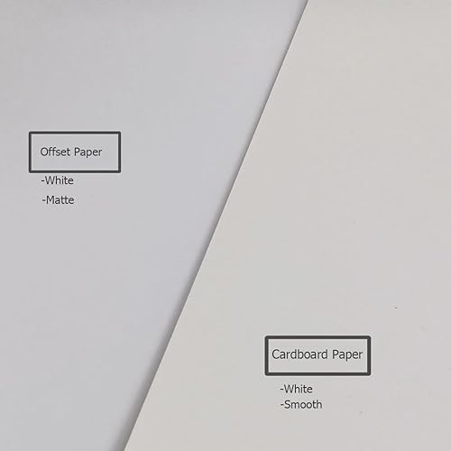 Miniatura 3 de Cartulina blanca de 12 x 12 pulgadas, 65 libras6.35 ozm, papel para álbumes de recortes, 50 hojas, para el hogar, escuela, oficina, manualidades,