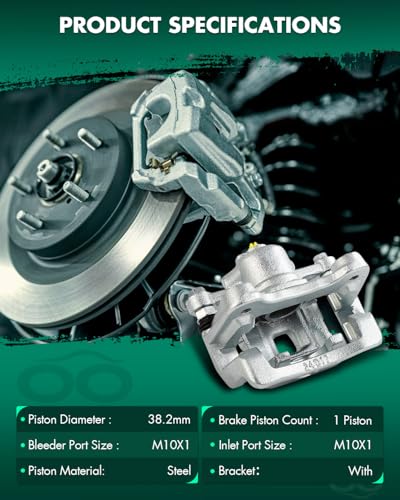 Image of SCITOO Rear Left Brake Caliper With Bracket 19B6467 Compatible For Hyundai For Azera 2012-2017,For Kia For Optima 2011-2016