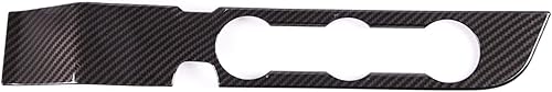 Miniatura 6 de Lcojicep Cubierta de panel de botón de aire acondicionado, accesorios de automóvil compatibles con Tacoma 2016-2020 (ajuste sin botón de arranque y