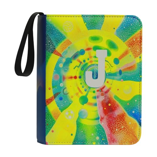 JIOBOLION Waterproof 400-Card Trading Binder | 4-Pocket Zippered Card Organizer with 50 Removable Pages | PU Leather Portfolio for Pokémon, MTG, Sports Cards | Gift-Ready Collector Album for Adults