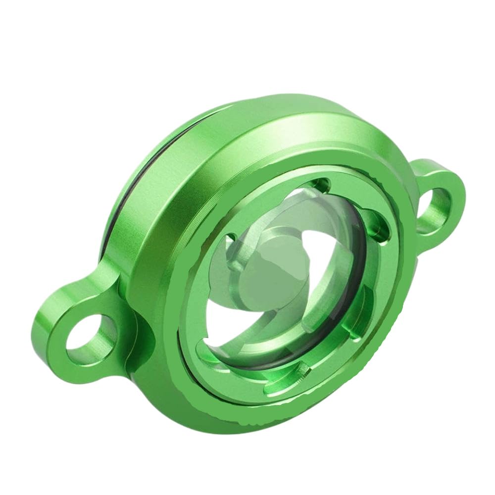 Coperchio del tappo del filtro dell'olio motore in alluminio compatibile con i modelli di moto KX250 KX 250 2019 2022 KX250F 2005