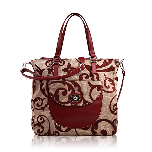 Sac de loisirs vintage grand format avec motifs graphiques et bandoulière confort