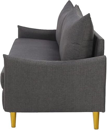 Miniatura 4 de Modern Design Double Sofa Dark Grey Polyester Suitable for Living Room and Office