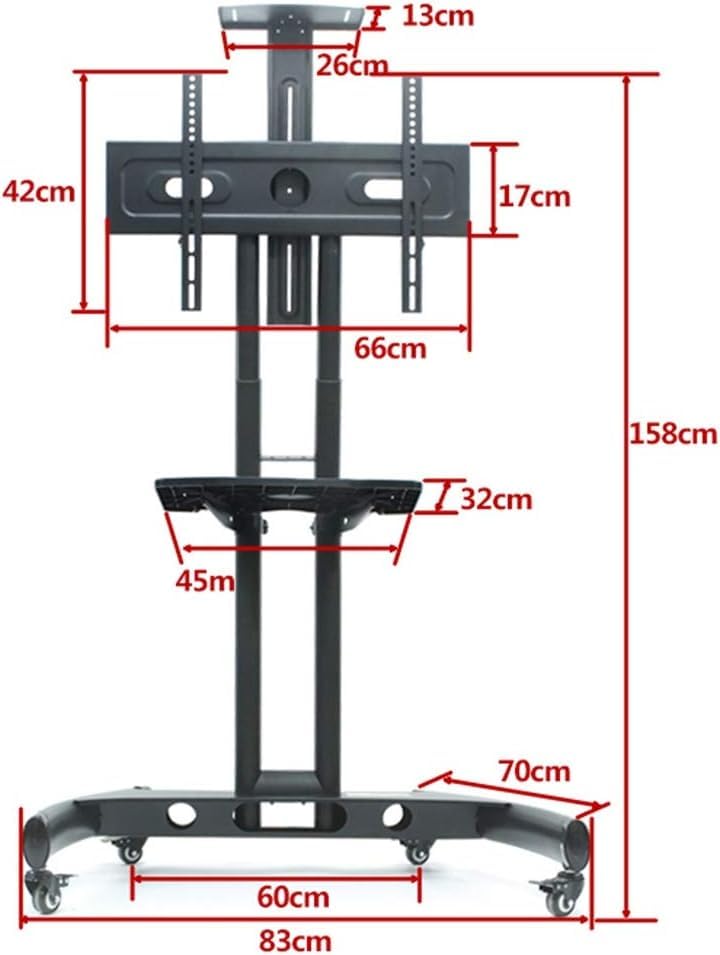 Soporte móvil para TV con ruedas para pantalla 32-65" miniatura 2