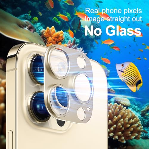 KISMER Protetor de lente de câmera para iPhone 14 pro max/iPhone 14 pro capa de câmera de liga conve
