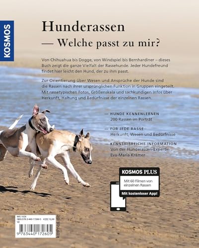 Hunderassen: Die 200 beliebtesten Hunde - Mit 60 Filmen über die KOSMOS PLUS App