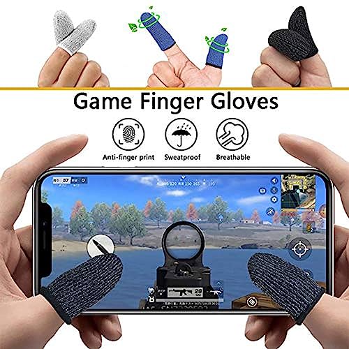 Image of Pubg Pubg Gaming Finger Sleeve & Thumb Slip-Proof Sweat-Proof Professional Touch Screen Gloves