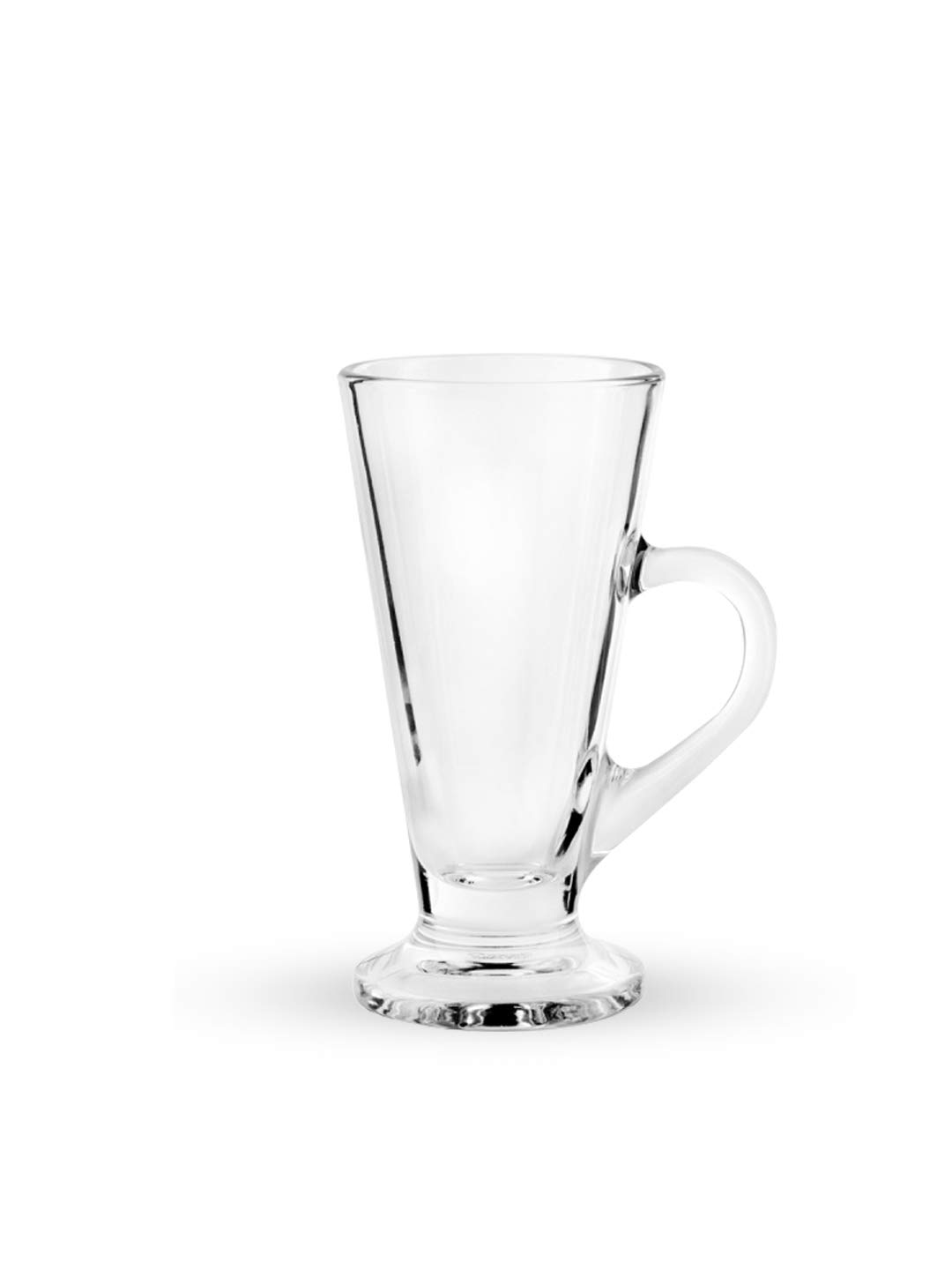 Ocean Glass Kenya Coffee Mug Set - 6 Pieces, Transparent, 230ml | Stylish Glass Mugs for Coffee, Tea, and Hot Beverages | Durable and Elegant Perfect for Home & Cafes. - Image 4 thumbnail