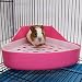 Bebester Inodoro para Mascotas, Bandeja de Arena para Esquina, Orinal de Entrenamiento...
