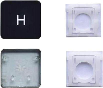 Replacement Individual AP11 Type H Key Cap and Hinge for MacBook Pro Model A1425 A1502 A1398 for MacBook Air Model A1369/A1466 A1370/A1465 Keyboard to Replace The H Keycap