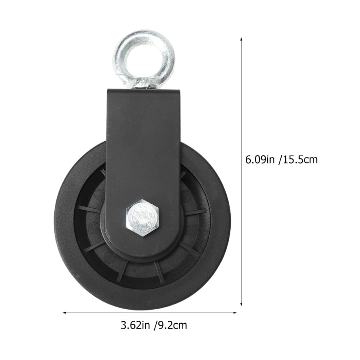 2 Stück Fitness Umlenkrolle Robustes Verschleißfestes Trainingszubehör für Krafttraining Kompatibel mit Stahlseil und Kabelzuggeräten Antirostbeschichtet für Home Gym und