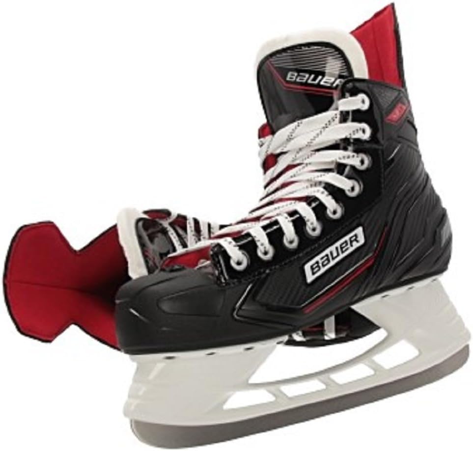 Bauer NSX Senior Ice Hockey Skates - 7 Sizes - Ideal for Amateur Players - Stainless Steel Skates - Comfort Racing - Easy to Put On