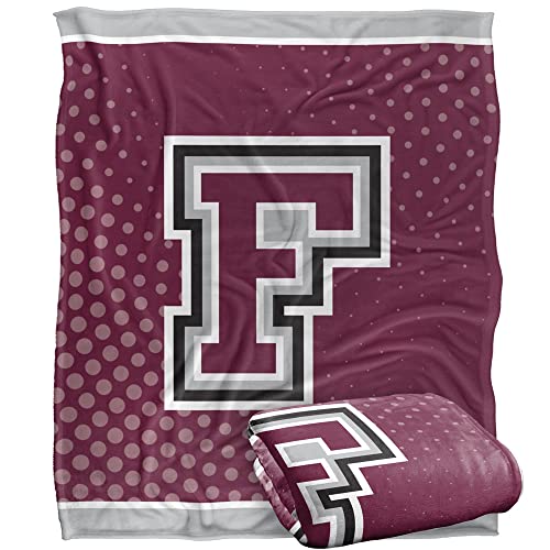 Fordham University Blanket, 60"x80" Logo Dots Silky Touch Super Soft Throw Blanket