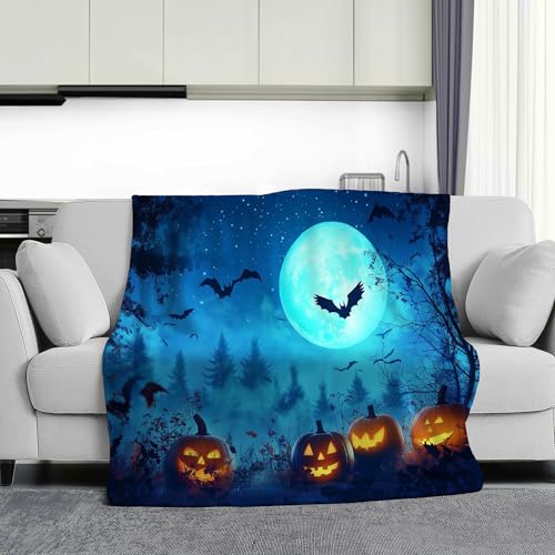 Couverture Halloween citrouille douce : le cadeau d'automne idéal